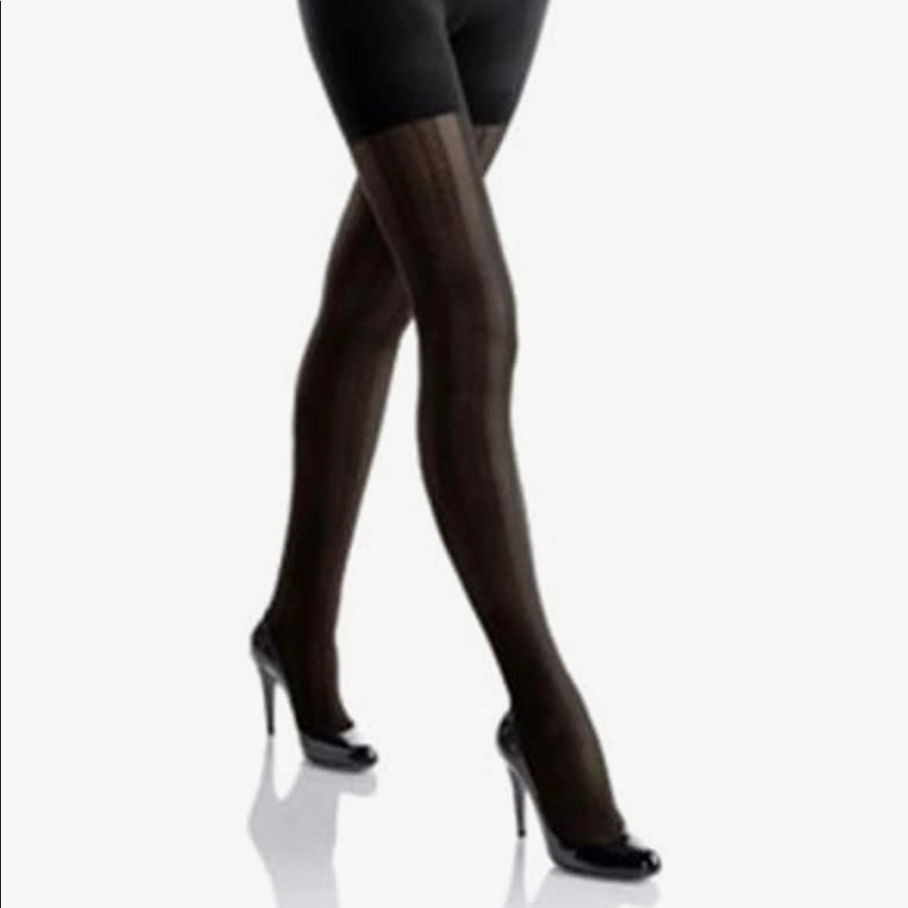 Spanx patterned body shaping tights